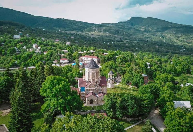 Racha-Lechkhumi Mountain tour from Kutaisi - Nikortsminda Cathedral, a calmer stop in the middle of nature