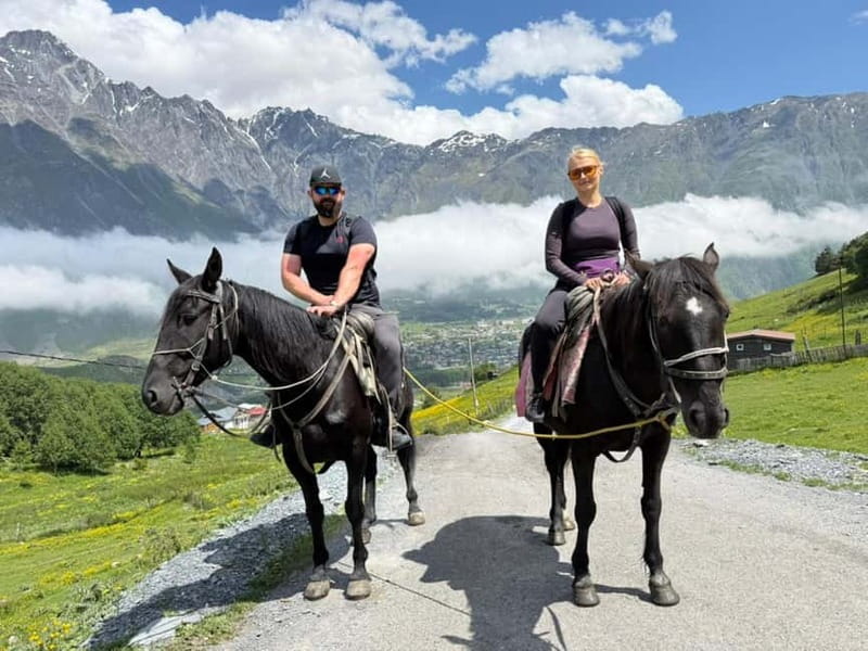 Ride A Horse To Gergeti Trinity Church And Summit A Mountain - Riding through the Caucasus to the Gergeti area
