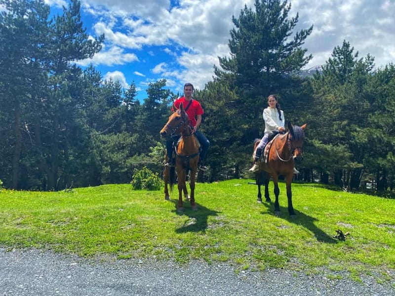 Ride A Horse To Gergeti Trinity Church And Summit A Mountain - Meeting at Stepantsminda and getting comfortable on local horses