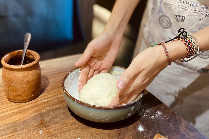 Small-Group Khinkali and Khachapuri Cooking Class in Tbilisi - Eating your results: wine, cheese, and a proper Georgian-style meal