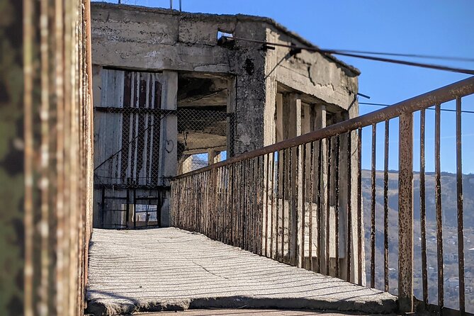 Soviet past - Private day tour to Chiatura, Katskhi pillar and Chronicles - Katskhi Pillar: a church on a rock people still climb toward