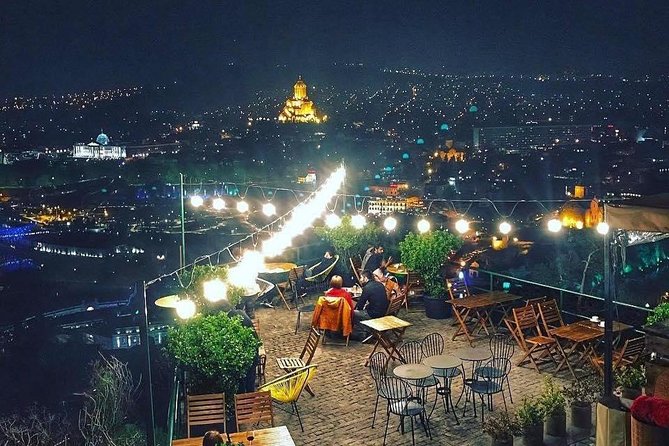 Tbilisi by Night Walking Tour - Passing Anchiskhati Basilica: A 6th-Century Anchor in the Dark