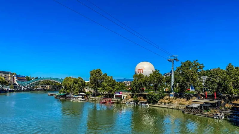 Tbilisi: City Highlights Guided Walking Tour - Mother of Georgia and the Bridge of Peace: modern city views with historical weight
