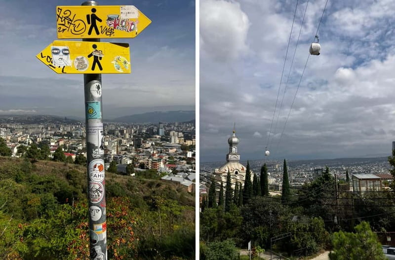 Tbilisi: Delightful Trail over the City - Turtle Lake Ropeway Start, Then You Climb Into the Park