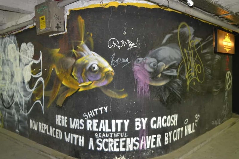 Tbilisi: Graffiti & Street Art Walking Tour - Wine tasting at the visitor center, then you get to the art