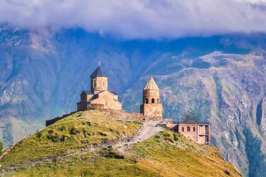 Tbilisi : Kazbegi, Ananuri, Gudauri and Gergeti, Day Tour. - The Black and White Aragvi River Meeting Point Stop