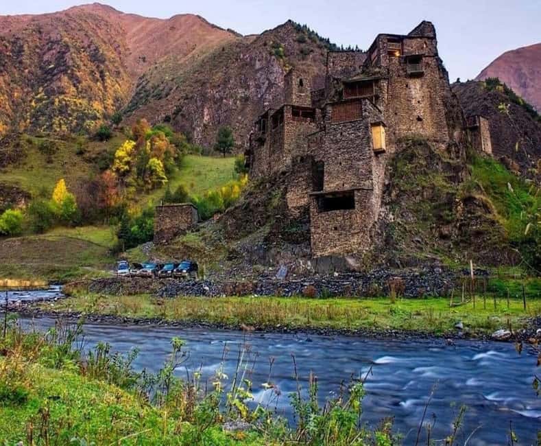 Tbilisi: Khevsureti, Land of Legends – Shatili Day Tour - Lebaiskari Tower and Guro Waterfall, where the ride turns photogenic