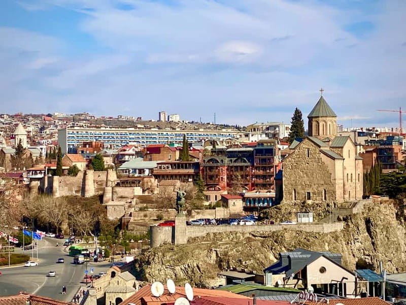 Tbilisi old town (Sololaki) 4 hours private walking tour - Peace Bridge and Sioni Cathedral, the old meets the new in one glance