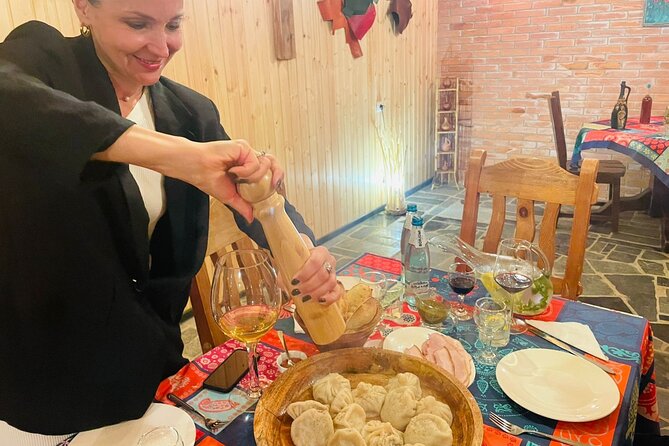 Tbilisi Private Dinner: Georgian BBQ & Fireplace - Shoti bread and pickled vegetables, the kind of starters that teach the palate