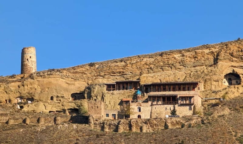 Tbilisi: Real Adventure – Gareja & Rainbow Desert 4x4 + Hike - Udabno lunch and salt lake country, with a real local meal