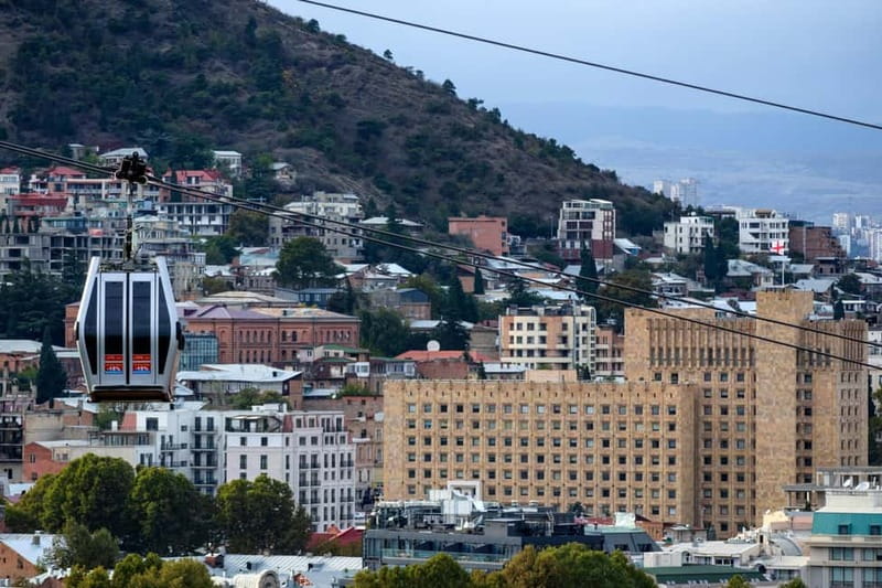 Tbilisi: Sightseeing Tour, Wine or Beer Tasting, & Cable Car - Rustaveli Avenue, theatres, and the city’s main-axis energy