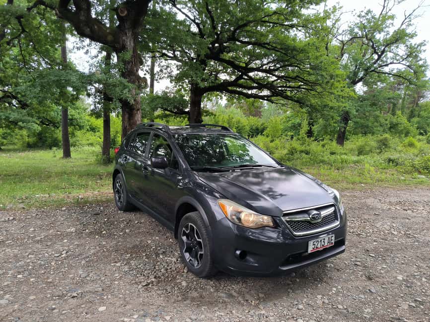 Tbilisi: Subaru Crosstrek 2014-2016, Rent, Self drive - Road conditions, timing, and the missing GPS reality