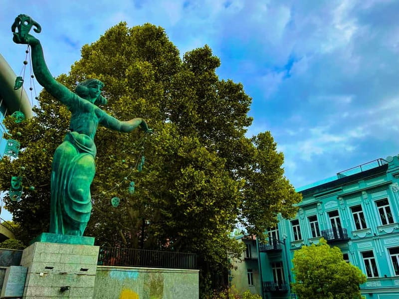 Tbilisi: Walking Tour of Main Highlights With Food & Wine - Freedom Square to Europe Square: churches, the Clock Tower, and major viewpoints