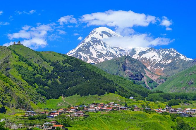 To The Majestic Kazbegi Full Day tour - Friendship Monument and Mineral Springs: Quick Stops With Meaning
