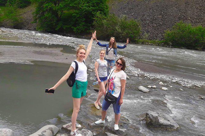 Tour to Kazbegi: Georgian Military Road – Ananuri – Gudaury – Kazbegi - Stop 1: Zhinvali Reservoir viewpoints and the big water moment