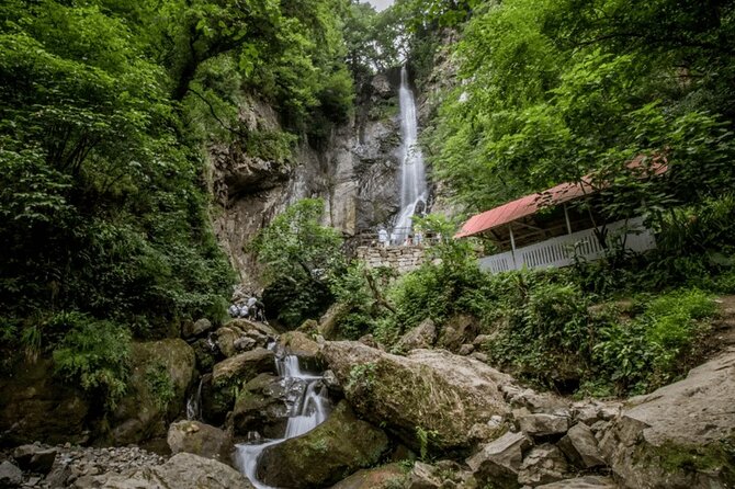 Wine and Dine Tour To Batumi Waterfalls - Mountainous Adjara - Kibura Waterfall: rivers meet, then the water drops